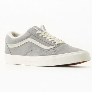 VGUC- Vans ‘Custom’ Suede/Sherpa Old Skool Unisex Sneaker